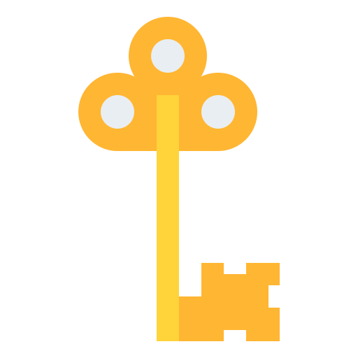 sleutel Iconixar Flat icoon