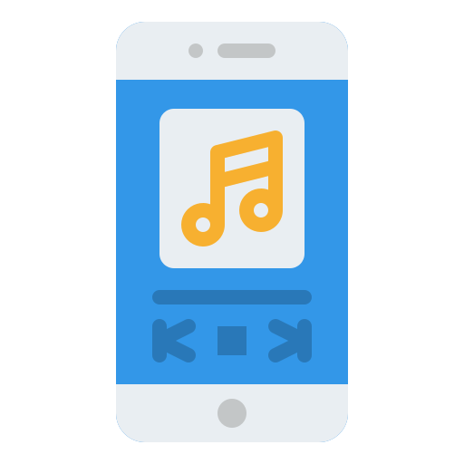 音楽アプリケーション Iconixar Flat icon