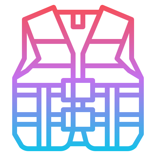 구명 조끼 Iconixar Gradient icon