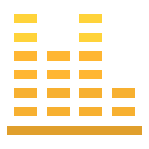 Sound bars Iconixar Flat icon