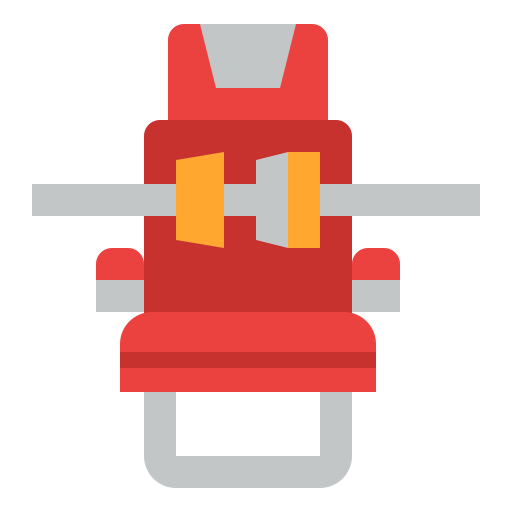 Safety belt Iconixar Flat icon