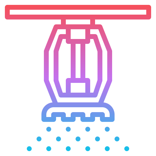 Sprinkler Iconixar Gradient icon