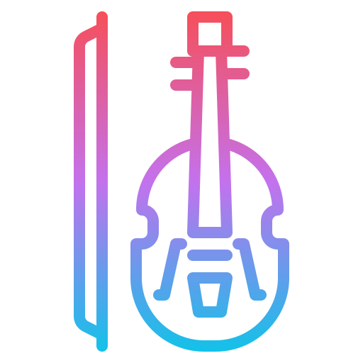 バイオリン Iconixar Gradient icon