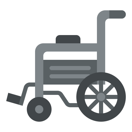 Wheelchair Iconixar Flat icon