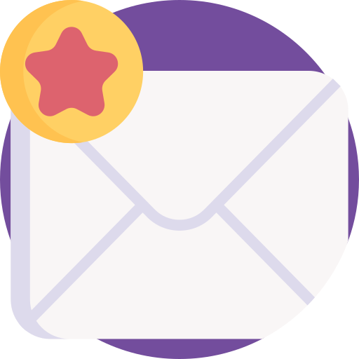 mail Detailed Flat Circular Flat icoon