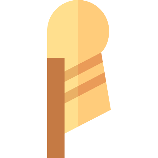 메이드의 깃털 Basic Straight Flat icon