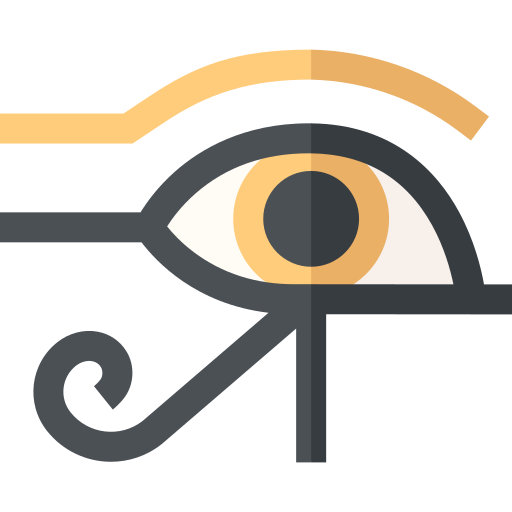 Eye of ra Basic Straight Flat icon