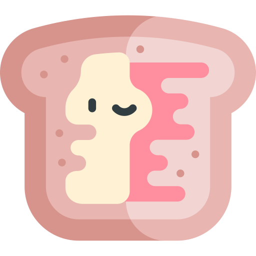 토스트 Kawaii Flat icon