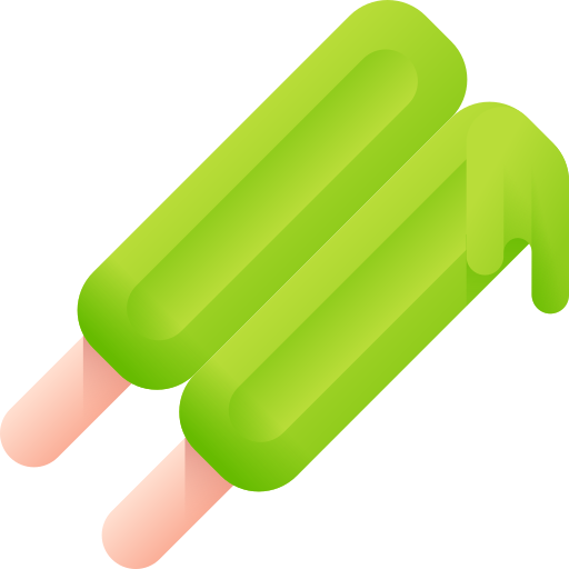 アイスキャンデー 3D Color icon
