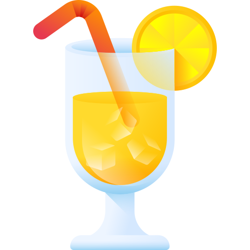 апельсиновый сок 3D Color иконка