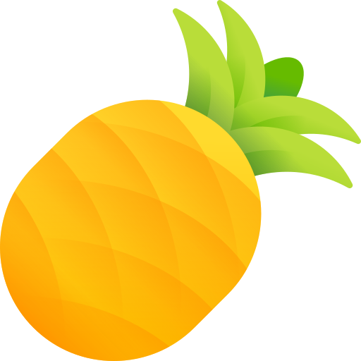 ananas 3D Color ikona