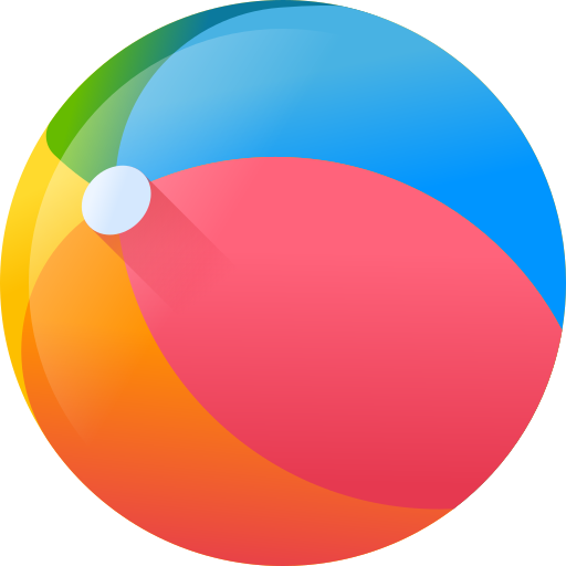 ballon de plage 3D Color Icône