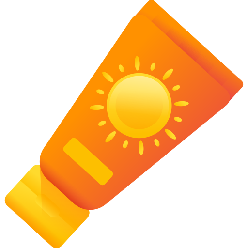 Sun block 3D Color icon