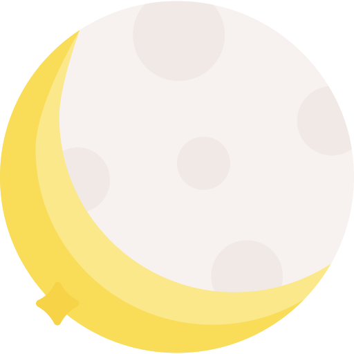 półksiężyc Special Flat ikona