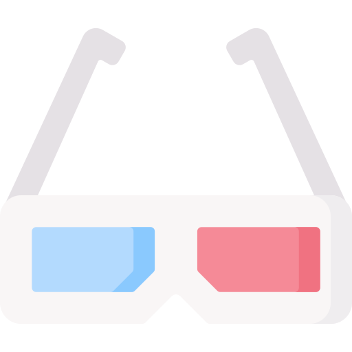 3d-brille Special Flat icon