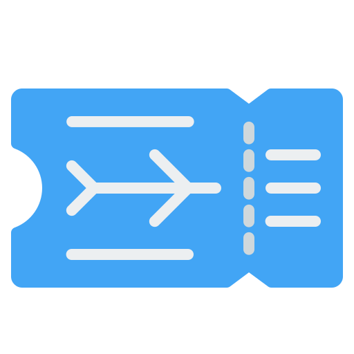 Boarding pass Generic Flat icon