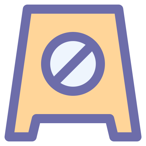 주의 표시 Generic Outline Color icon