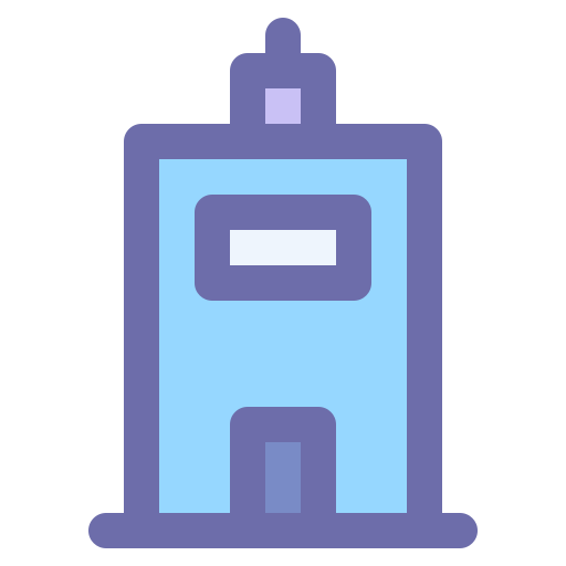 Hotel Generic Outline Color icon