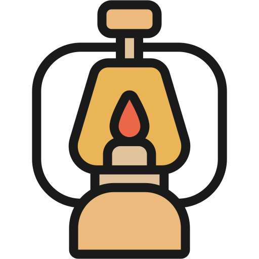 lampada del fuoco Generic Outline Color icona