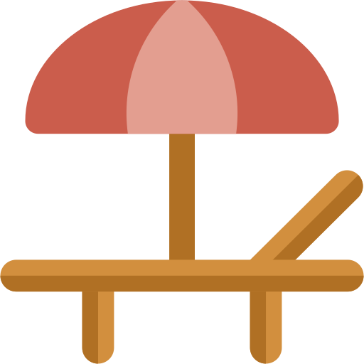 lounge stoel Generic Flat icoon