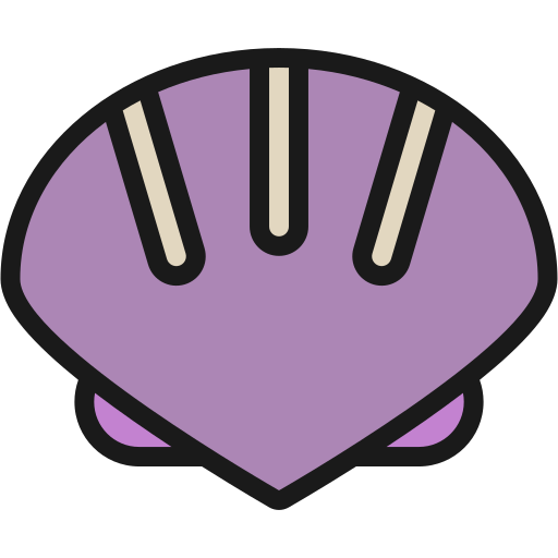 貝殻 Generic Outline Color icon