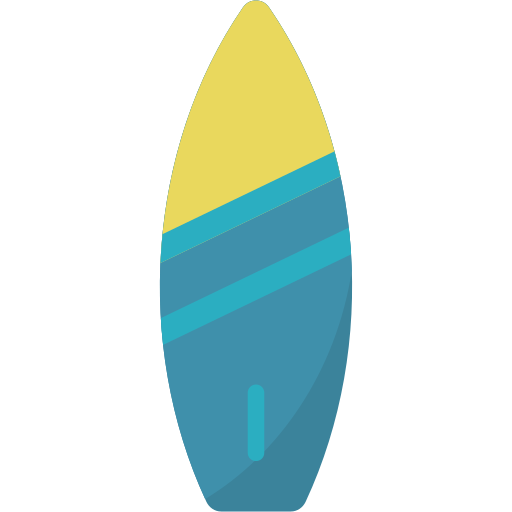 サーフィンボード Generic Flat icon