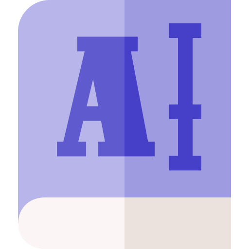 tipografía Basic Straight Flat icono