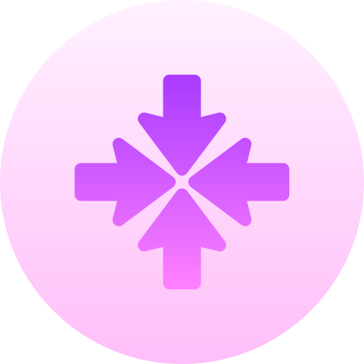 Arrows Basic Gradient Circular icon