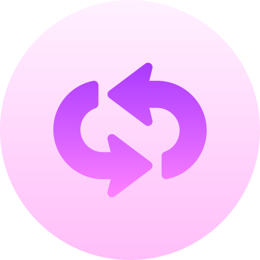 원형 화살표 Basic Gradient Circular icon