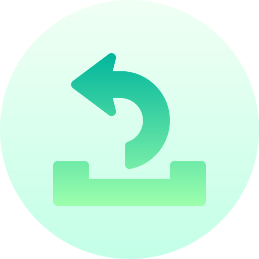 Upload Basic Gradient Circular icon
