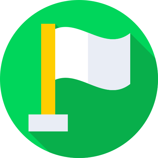 깃발 Flat Circular Flat icon