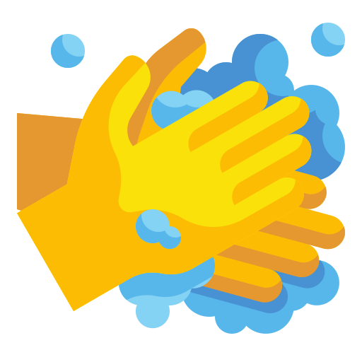 hand wassen Wanicon Flat icoon