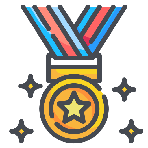 Medal Wanicon Lineal Color icon