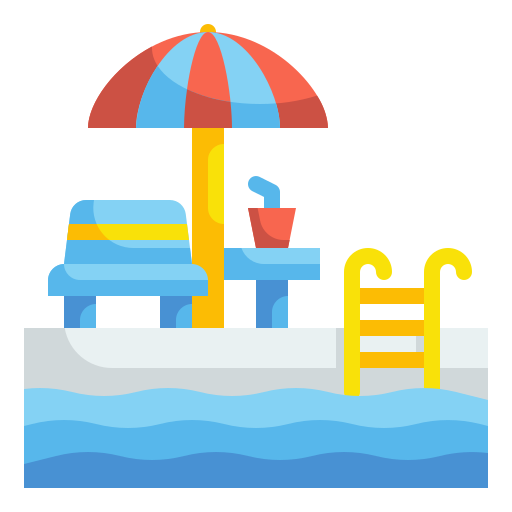 schwimmbad Wanicon Flat icon