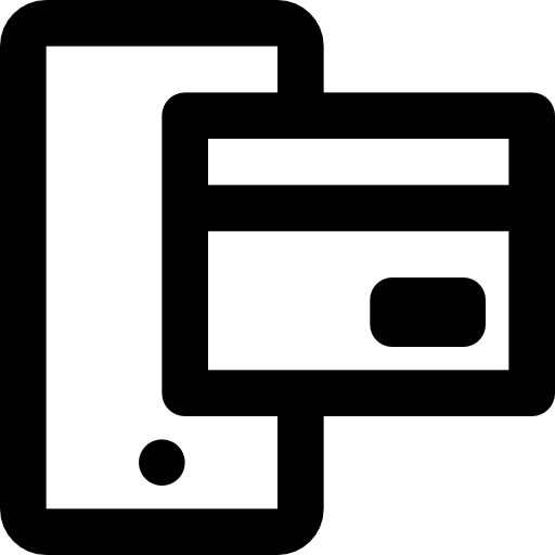 metodo di pagamento Basic Black Outline icona