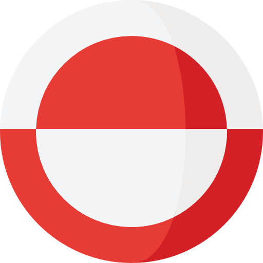 グリーンランド Roundicons Circle flat icon