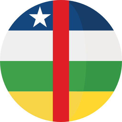 república centroafricana Roundicons Circle flat icono