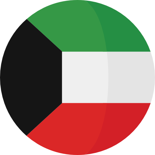 クウェート Roundicons Circle flat icon