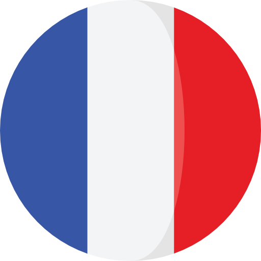 frankreich Roundicons Circle flat icon