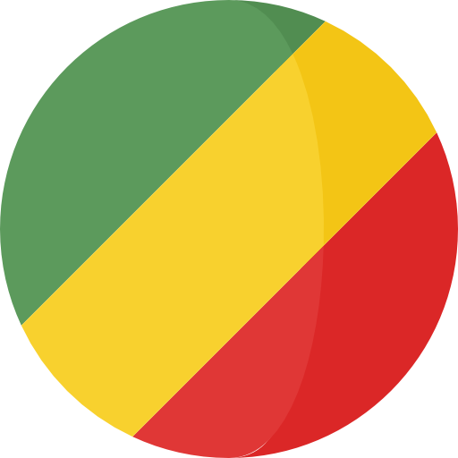Republic of the congo Roundicons Circle flat icon
