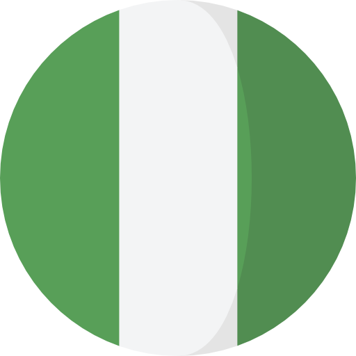 nigeria Roundicons Circle flat Icône