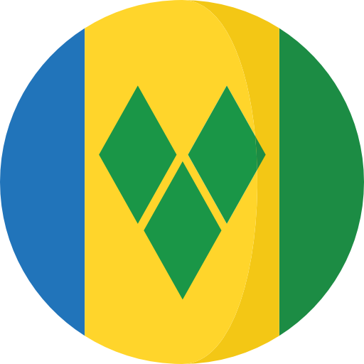 Saint vincent and the grenadines Roundicons Circle flat icon