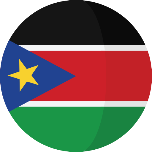 południowy sudan Roundicons Circle flat ikona