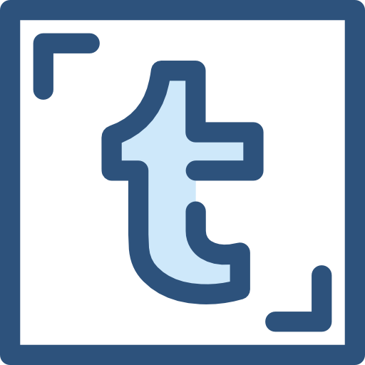 tumblr Monochrome Blue ikona
