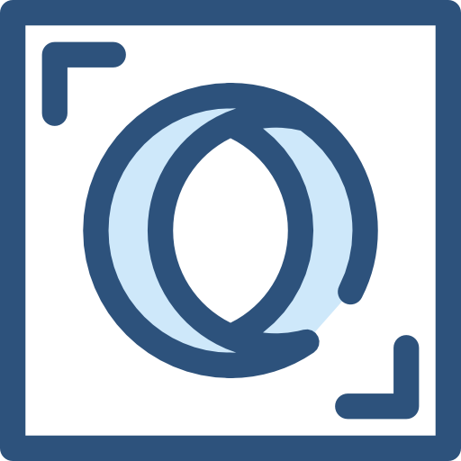 opera Monochrome Blue ikona