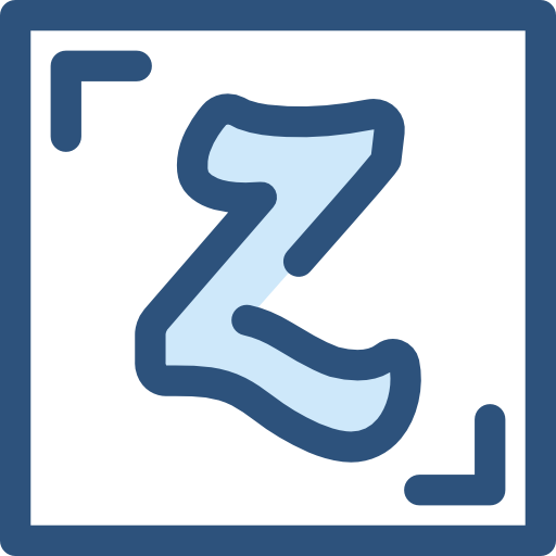 zerply Monochrome Blue icono