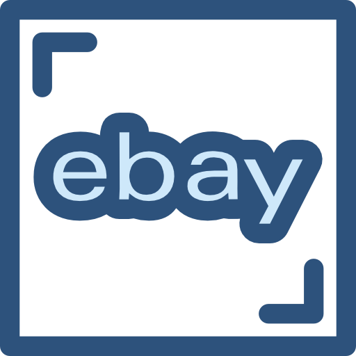 ebay Monochrome Blue icon