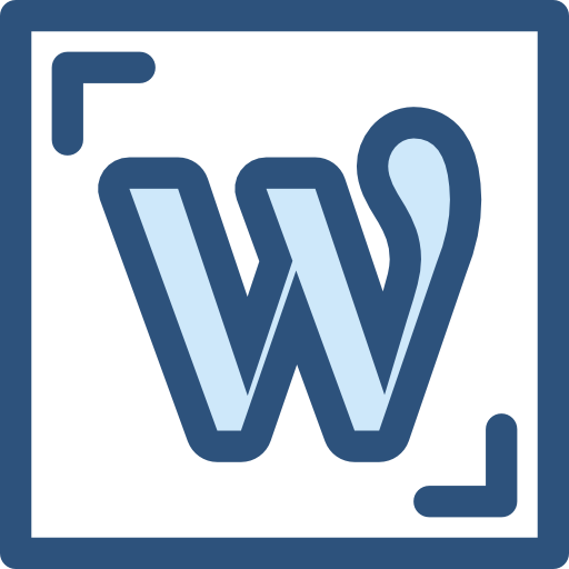 wordpress Monochrome Blue icono