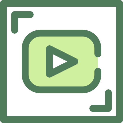 youtube Monochrome Green icon