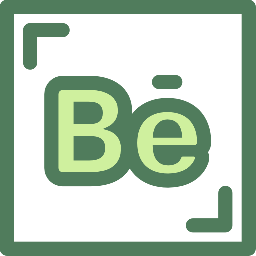 behance Monochrome Green icona